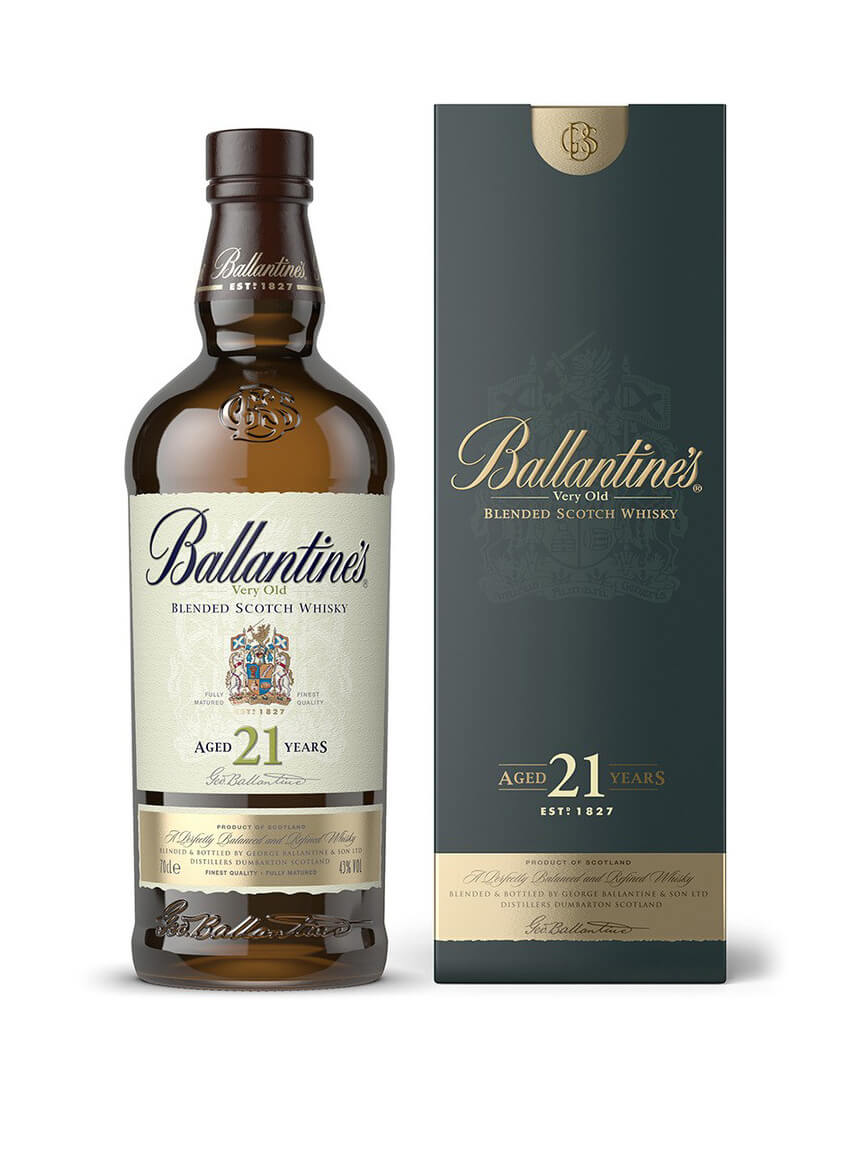 Ballantines 21 ročná 40% 0,7 l (darčekové balenie kazeta)