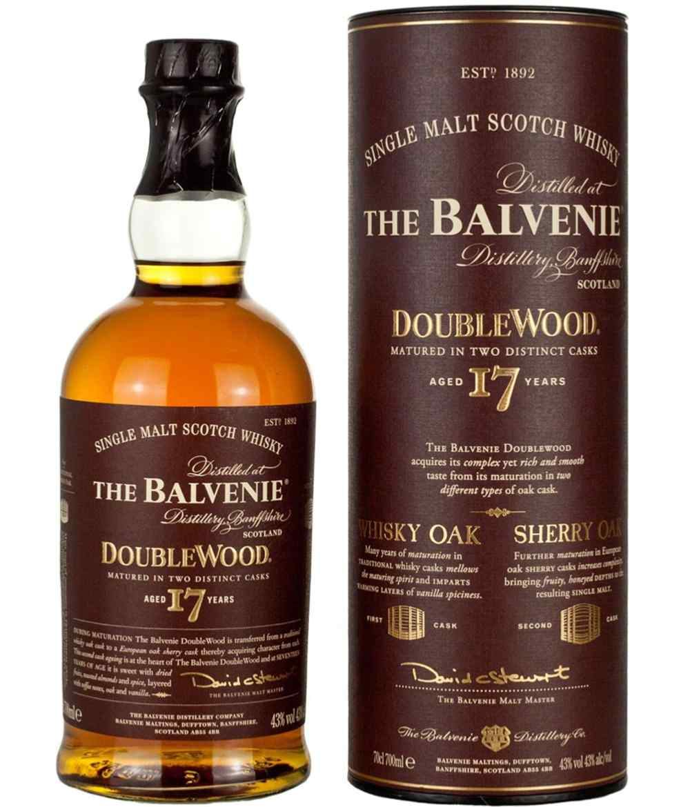 Balvenie Double Wood 17y 43% 0,7 l (tuba)