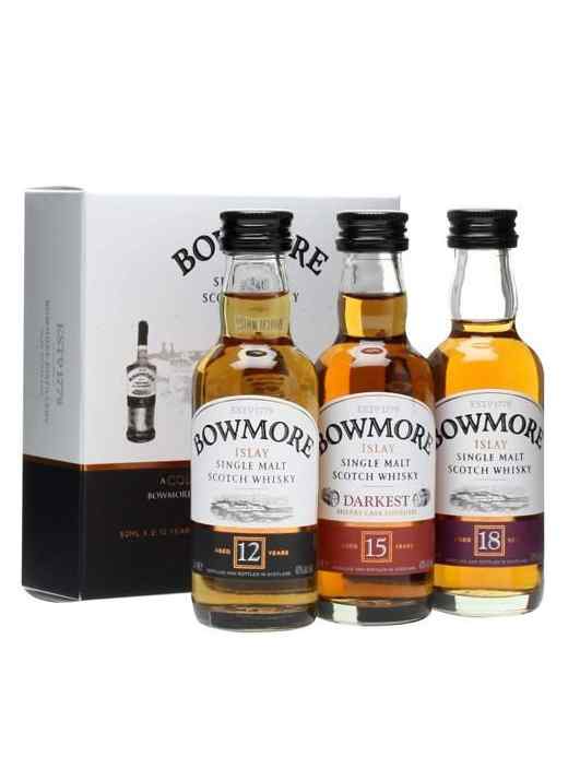 Bowmore Mini Set (12,15,18) 42% 0,15 l (kazeta)