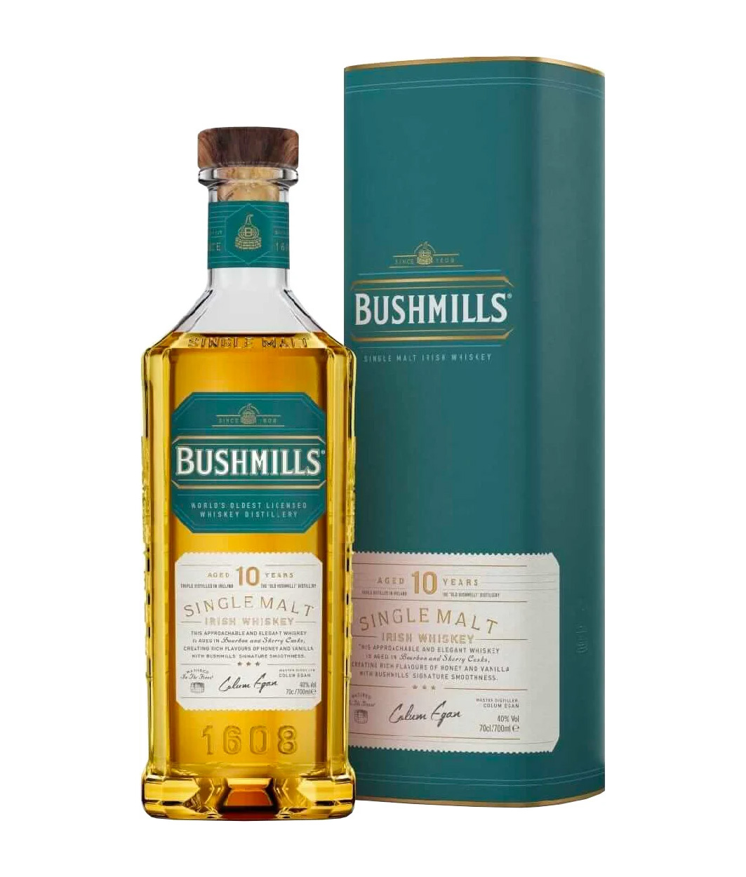 Bushmills 10y 40% 0,7 l (tuba)